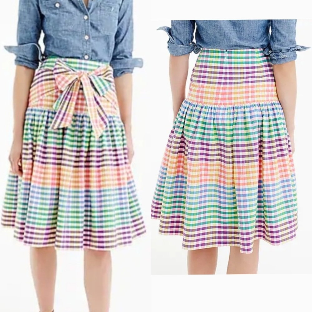 J.Crew Matching Set Button-Front Tank Top Tie-Fro… - image 6